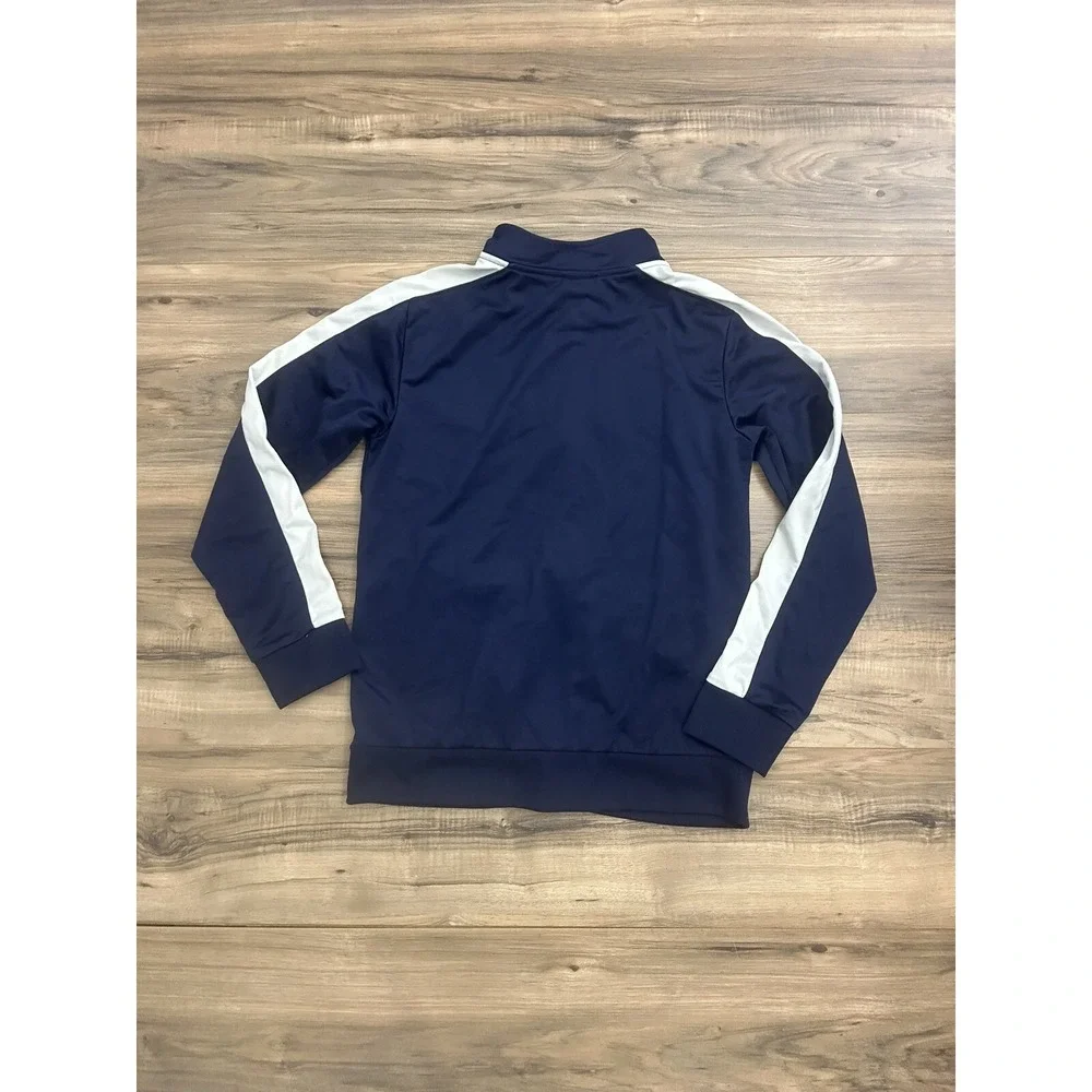 Puma Boys Size XL 18-20 Full Zip Track Jacket Navy/White‎